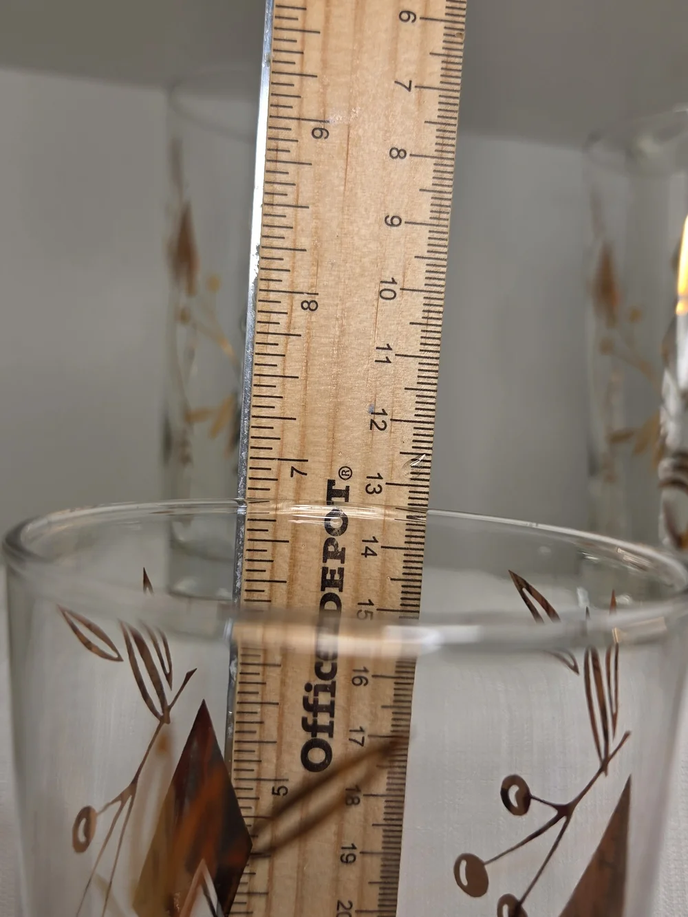 Pristine Vintage MCM Atomic Geometric Gold Highball Glasses - Set of 6  7